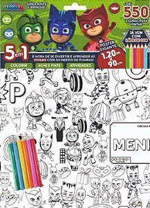 Livro PJ Masks - Super pinte e brinque