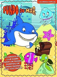 Livro Fundo do mar - Colorindo especial