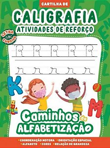 Livro Cartilha caminhos da alfabetização - caligrafia e a...
