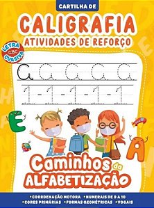 Livro Cartilha caminhos da alfabetização - caligrafia e a...