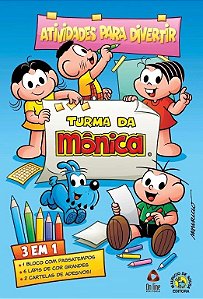 Livro Turma da Mônica atividades para divertir