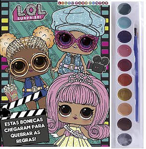 Livro L.O.L. Surprise! - Livro para pintar com aquarela