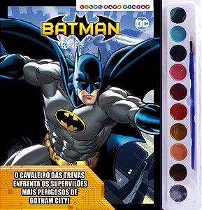 Livro Batman - Livro para pintar com aquarela