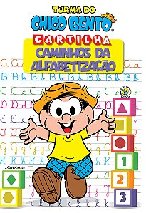Livro Turma do Chico Bento: cartilha caminhos da alfabeti...