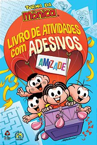 Livro Turma da Mônica Livro de Atividades com Adesivos - ...