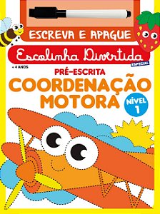 Livro Escolinha divertida especial - Coordenação motora -...