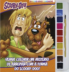 Livro Scooby-Doo Livro para pintar com aquarela