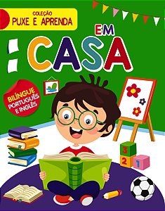 Livro Coleção Puxe e Aprenda - Em Casa