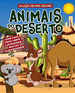 Livro Coleção Esconde-Esconde - Animais do Deserto