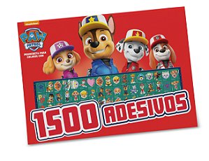 Livro Patrulha Canina Prancheta para Colorir com 1500 Ade...
