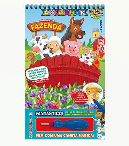 Livro Aquabook Animais da Fazenda