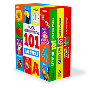 Livro Coleção Minhas Primeiras 101 Palavras - Box com 3 L...