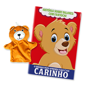 Livro História sobre Valores com Fantoche – Urso