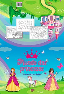 Livro Mundo das princesas – para colorir com atividades