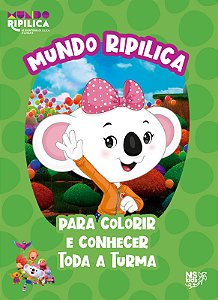 Livro Mundo Ripilica: para colorir e conhecer toda a turm...