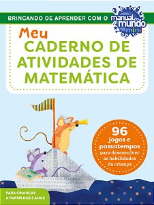 Livro Meu caderno de atividades de matemática: 96 jogos e...