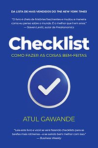 Livro Checklist: Como fazer as coisas bem-feitas