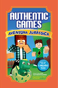 Livro AuthenticGames: aventura jurássica
