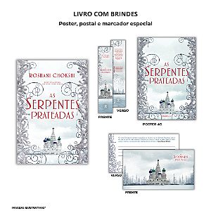 Livro As Serpentes Prateadas - + Marcador + Postal + Pôst...