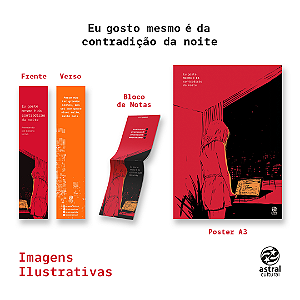 Livro Eu Gosto Mesmo É Da Contradição Da Noite - Com Pôst...