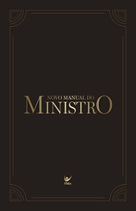 Livro Novo Manual do Ministro: Capa Preta