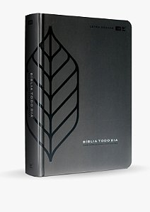 Livro Bíblia Todo Dia Letra Grande: Capa Preta