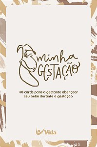Livro Minha gestação: 40 cards para a gestante abençoar s...