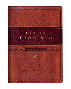 Livro Bíblia Thompson - Letra grande - Com Indice: Capa Luxo Ma...
