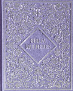 Livro Bíblia Mulheres NVT - Uma Coluna Capa Dura Vintage Roxa: ...