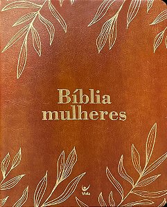 Livro Bíblia Mulheres Naa - Duas Colunas - Folhas Caramelo -: P...