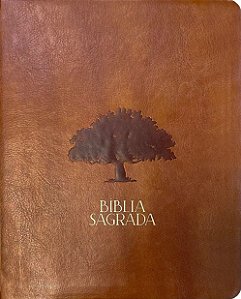 Livro Bíblia Mulheres NVT - Uma Coluna - FIGUEIRA Caramelo