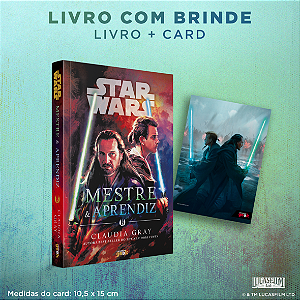 Livro Star Wars - Mestre & aprendiz - Edição com brinde