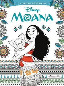 Livro O livro de colorir da Moana