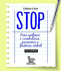 Livro Stop: Para acelerar o vocabulário, raciocínio e flu...