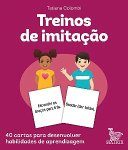 Livro Treinos de imitação: 40 cartas para desenvolver hab...