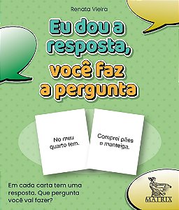 Livro Eu dou a resposta, vc faz a pergunta: Em cada carta...