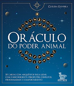 Livro Oráculo do poder animal: 50 cartas com arquétipos p...