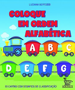 Livro Coloque em ordem alfabética: 50 cartas com desafios...