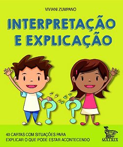 Livro Interpretação e explicação: 40 cartas com situações...