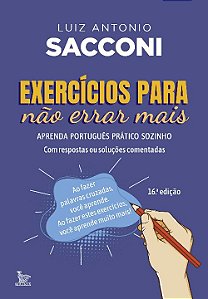Livro Exercícios para não errar mais: Aprenda português p...