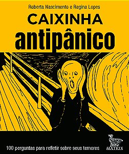 Livro Caixinha antipânico: 100 perguntas para refletir so...