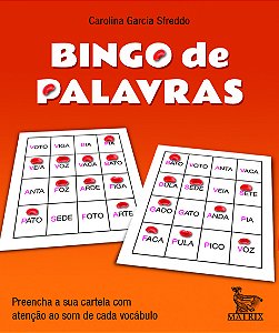 Livro Bingo de palavras: preencha a sua cartela com atenç...