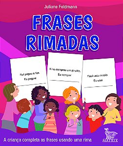 Livro Frases Rimadas - A Criança Completa As Frases Usand...