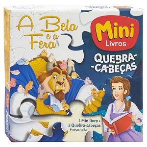 Livro Mini - Princesas: A Bela e a Fera