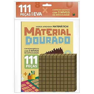 Livro Aprenda em Casa Material Dourado EVA KITC/1 UND.