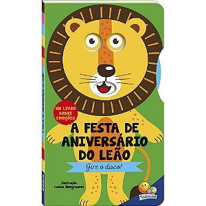 Livro Gire o Disco! Um livro sobre Emoções: Leão