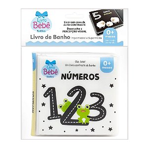 Livro Olá, Bebê! Um livrinho Contraste de Banho: Números