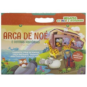 Livro Megapad - Colorir & Atividades: Arca de Noé e Outra...
