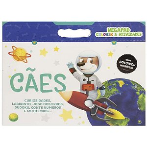 Livro Megapad - Colorir & Atividades: Cães