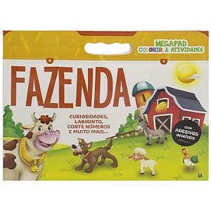 Livro Megapad - Colorir & Atividades: Fazenda
